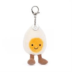JELLYCAT Amuseables happy boiled egg bag charm