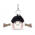 JELLYCAT Amuseables sports baseball bag charm