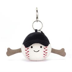 JELLYCAT Amuseables sports baseball bag charm