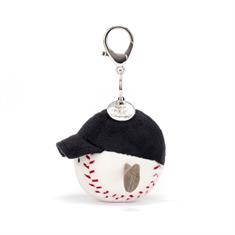 JELLYCAT Amuseables sports baseball bag charm