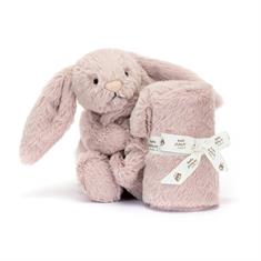 JELLYCAT Bashful luxe bunny rosa soother